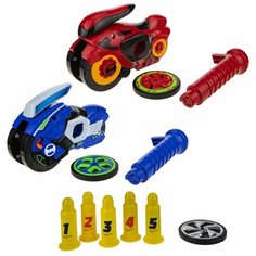 Spin Racer Deluxe Set 2 пусковых механизма + 3 диска, с аксесс.,16 см Hot Wheels