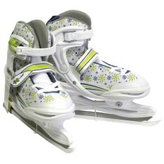 Коньки ледовые раздвижные Explore Deluxe 38-41 green