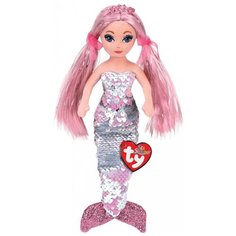 Мягкая игрушка TY Sea Sequins Русалка Кора, 20 см