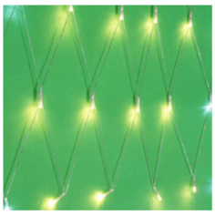 Гирлянда эл. Сноу БУМ бахрома- сетка 100LED, 2,5х0,5м, шампань, мерцание 20 LED, ПВХ прозрач 220В Сноубум