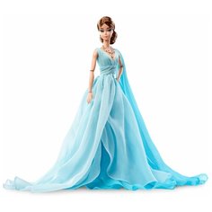 Кукла Barbie в голубом шифоновом платье, 29 см, DYX74