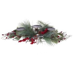 Подсвечник Новогодний венок, L65 W25 H23 см KSM-256150 Remeco Collection