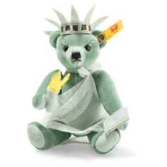 Мягкая игрушка Steiff Great Escapes New York Teddy bear in gift box (Штайф Большой Побег из Нью-Йорка медвежонок Тедди в коробке 15 см)