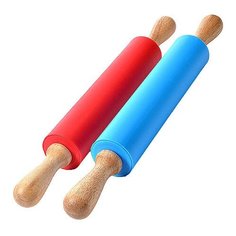 Скалка силикон дер. ручки 43,5х5,2 см Mayer&Boch цвета (разные виды - не набор) 30501 KSMB-30501