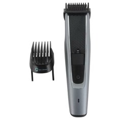 Триммер Philips BT5502/15, для бороды, 2 насадки, АКБ, серый/чёрный 6436196