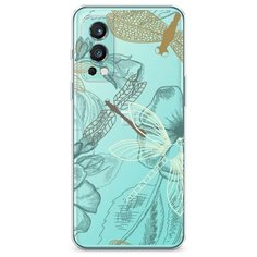 Силиконовый чехол "Тени стрекоз" на OnePlus OnePlus Nord 2 / ВанПлас Норд 2 Case Place