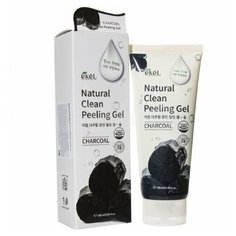 Ekel Пилинг- скатка с экстрактом древесного угля - Charcoal natural clean peeling gel