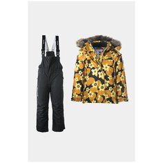 Комплект с полукомбинезоном Kuoma Nea/Halla размер 92, yellow