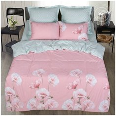 Комплекты постельного белья (кпб) сатин Магия цветов Евро Артпостель