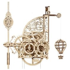 Сборная модель Ugears 3D- пазл Ugears Аеро Часы. Настенные часы с маятником