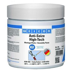 WEICON Anti-Seize High-Tech Монтажная паста (450 г) антикоррозионное средство, не содержащее метала (менее 0,1%). Банка.