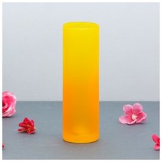 Ваза "Радуга" матовая цилиндр 15см Evis