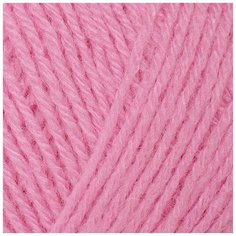 Пряжа для вязания ПЕХ "Детский каприз трикотажный" (50% мериносовая шерсть, 50% фибра) 5х50г/400м цв.011 ярк.розовый Пехорка