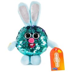 Игрушка мягкая Мульти- пульти Смешарики, Крош из пайеток, 10 см, музыкальный чип (M80213-12B)
