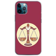 Силиконовый чехол "Весы" на Apple iPhone 12 Pro / Айфон 12 Про Case Place