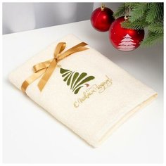 Этель Полотенце подарочное Этель "Елочка" 50*90 см, 100% хл, 340 гр/м2