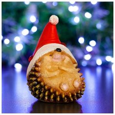 Хорошие сувениры Фигура "Ежик новогодний" 11х7,5х9см