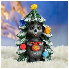 Хорошие сувениры Фигура "Еловый ежик Гриня" 9х15х22см новогодний