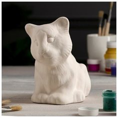 Керамика ручной работы Копилка- раскраска "Тигр", 17 см