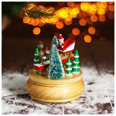 Лесная мастерская Новогодний сувенир «Лесная сказка», 12х12х13,5 см