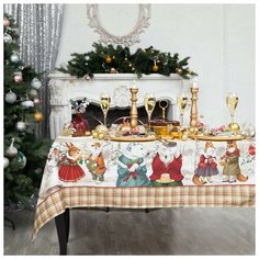 Этель Набор столовый "Winter holidays"скатерть 150х185см +/-3см с гмво, салф.40х40см- 8 шт, хл100%