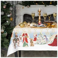 Этель Набор столовый "Christmas time" скатерть 150х110см +/-3см с гмво, салф.40х40см-4 шт, хл100%