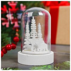 Лесная мастерская Новогодний сувенир с подсветкой «Зимние мишки