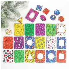 WoodLand Toys Развивающие игры по методикам «Доски Сегена» Геометрические фигуры