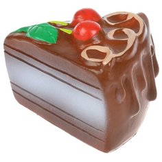 Игрушка для ванной Кудесники Пирожное (СИ-634) коричневый