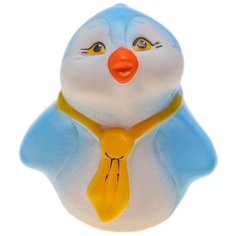 Игрушка для ванной Кудесники Пингвиненок (СИ-218) голубой/белый