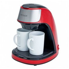 Кофеварка Delta LUX DE-2002 красный