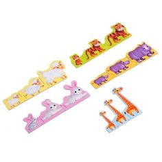 Puzzle time Умные пазлы - цепочки «Животные. От меньшего к большему", 15 деталей