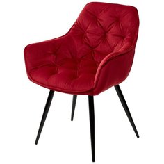 Кухонный- Обеденный Стул- кресло HOLLA BLUVEL-59 BERRY, велюр . Для гостиной m- sity (м- сити) / Ru- Stol. ru