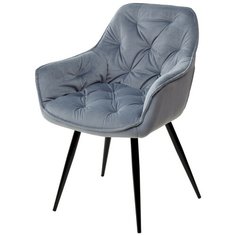 Кухонный- Обеденный Стул- кресло HOLLA BLUVEL-06 BLUE, велюр . Для гостиной m- sity (м- сити) / Ru- Stol. ru
