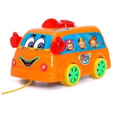 Каталка на верёвочке "Автобус" 4905856 Сима ленд