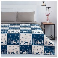 Этель Покрывало "Этель" New year forest, 150*215 см, 100% хлопок