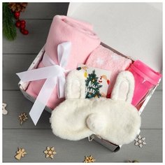 Этель Набор подарочный New Year плед и аксессуары