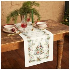 Этель Дорожка на стол Этель Сhristmas bells 40х147 +/- 5 см, 100% хл, саржа 190 гр/м2