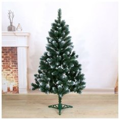 Max Christmas Ель искусственная Никольская иней 1,5 м (подставка пластик)
