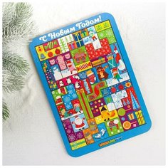 WoodLand Toys Головоломка «Конструтор большой», с Новым годом