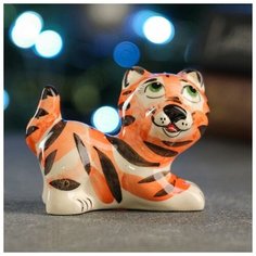 Хорошие сувениры Фигура "Тигр играет" 8см