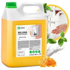 Крем-мыло жидкое Grass Milana молоко и мед, 5 л