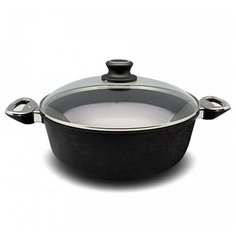 Сотейник со стеклянной крышкой GIGANT Newline Induction d 28 см, BAF