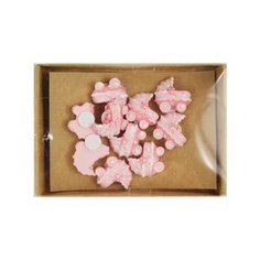 SCB26003009 Набор декоративных украшений со стикером Детская коляска, 2*2 см, упак./10 шт ScrapBerrys