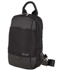 Однолямочный рюкзак Polar, П0136 черный