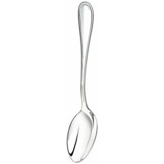 Ложка столовая Кольчугинский мельхиор "Капелька" посеребренная, 6 шт