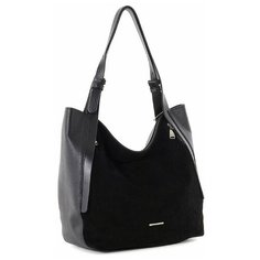 Сумка- мешок Fiato collection, 2764 замша /вителло /черный