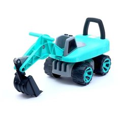 Толокар "Экскаватор", подвижный ковш, свет и звук, цвет зеленый 4363494 Сима ленд