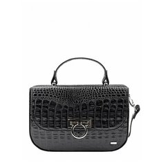 Сумка женская Esse, меган DARK 74616 черная