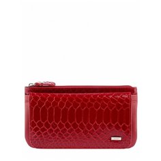 Кошелек Esse, инканто RED 73918 питон/гл малиновый